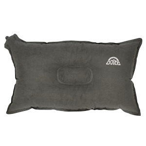 Almohada Autoinflable Suede Gris